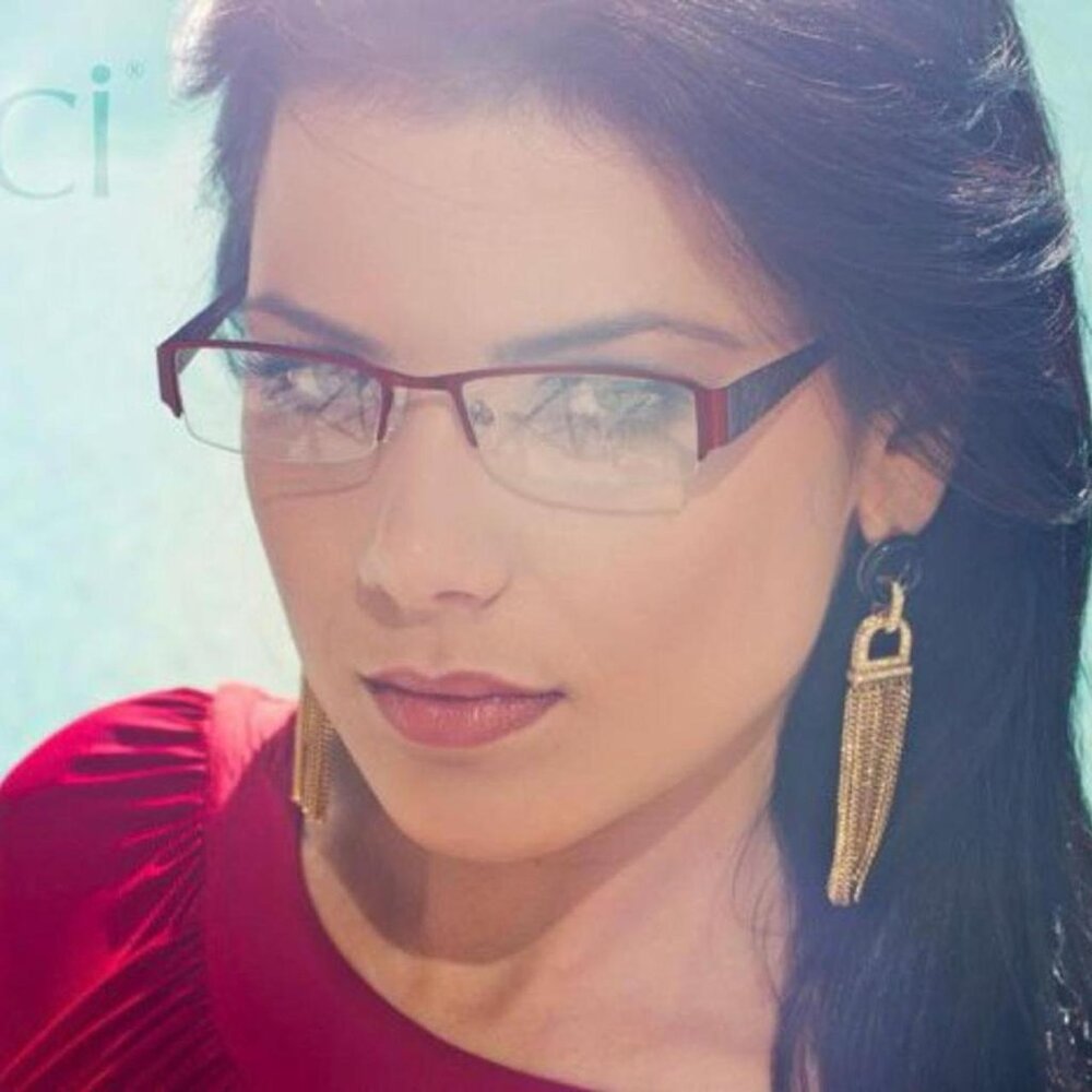 BM351 RED Biacci Milano Glasses